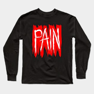 Letter pain Long Sleeve T-Shirt